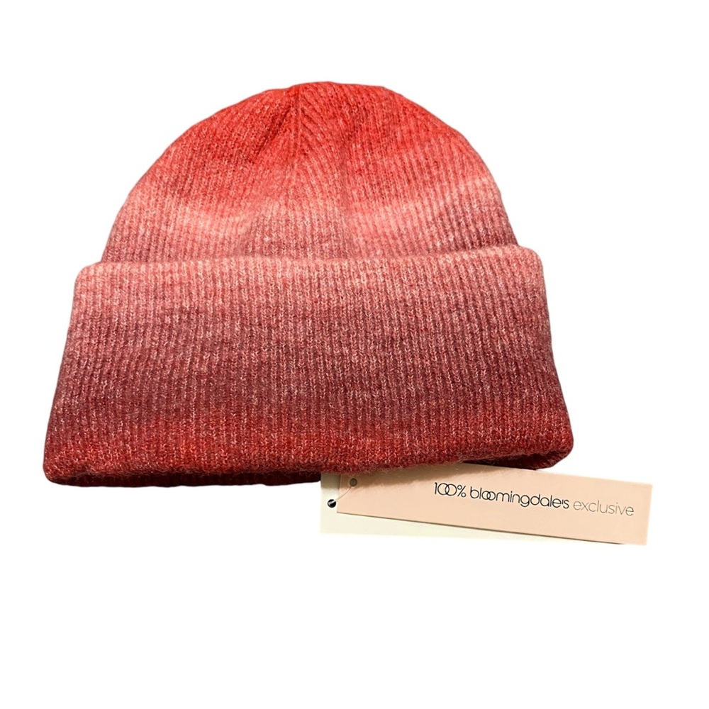 NWT Aqua Rainbow Ombré Pink Beanie - Picture 2 of 3
